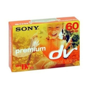 Mini DV Camcorder Videotape Cassette SONDVM60PRL Yellow/Red