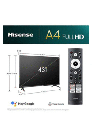 43-Inch 2K LCD Smart TV 43A4K Black