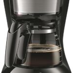 Philips Drip Coffee Maker - 1.2L, Up to 15 Cups, Glass Jug, Auto Off Function, Silver/Black - HD7462