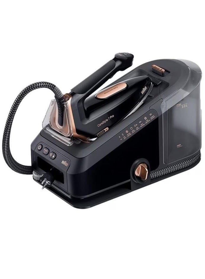 CareStyle 7 Pro Steam Generator Iron with FreeGlide 3D Technology, Smart iCareMode, Ironing, Anti Drip, Detachable 2L Water Tank, Auto-Off 2 L 2700 W IS7286 Black