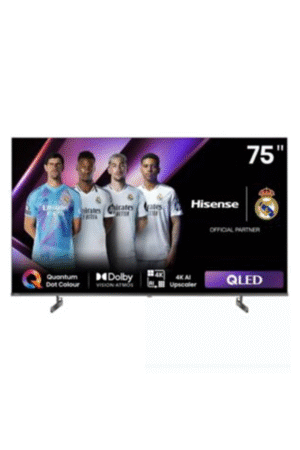 75 inch 4K Smart QLED TV 60 Hz HDMI 3 USB2 75Q6N Black