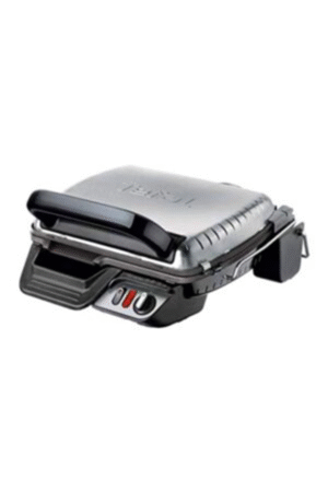 Grill | Ultracompact indoors grill and barbecue | removable plates | 2 Years Warranty 2000 W GC306028 Silver / Black