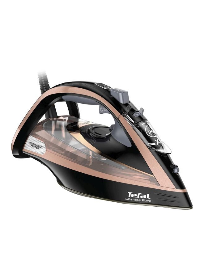 Steam Iron | Ultimate Pure Iron Steamer | With Calc Remover | Durilium Airglide Non-Stick Soleplate Technology | 2 Years Warranty | 350 ml 3120 W FV9845M0 Black / Blush