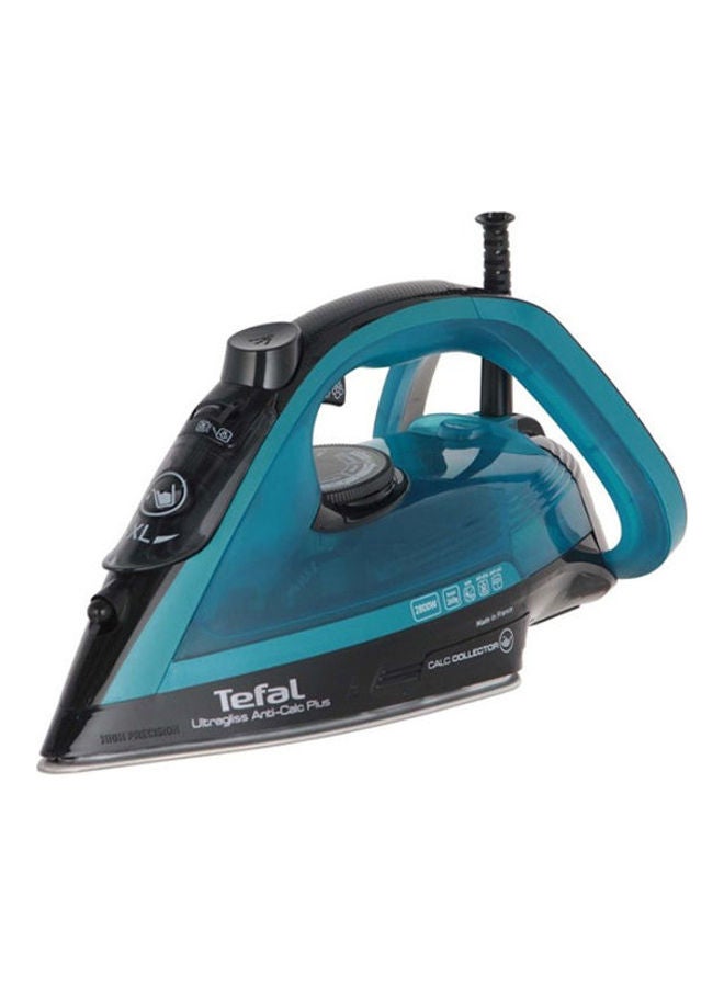 Steam Iron | Ultraglish Iron Steamer | Durilium Airglide Soleplate | Anti-calc | Anti Drip | FV6832E0 Blue / Black