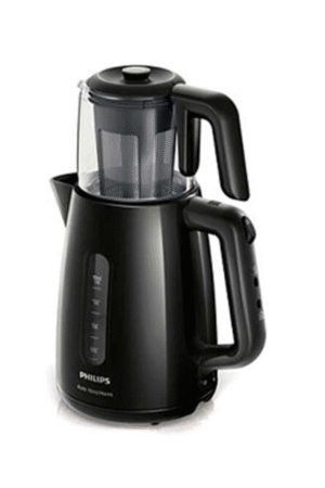 Philips HD7301/00 Tea Maker, 1.9 L Capacity, 360º Rotating Base, Cable Winder, Black