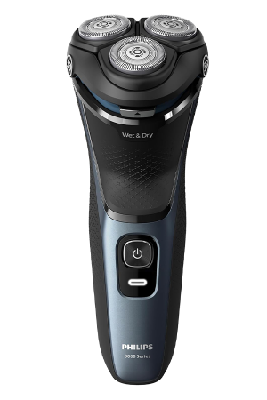 PHILIPS Shaver S3144/00,Wet & Dry Use,Smooth, Comfortable Shave with SkinProtect Tech,5D Pivot & Flex Heads, PowerCut Blades,60min Cordless Use, Pop-Up Trimmer Included Black
