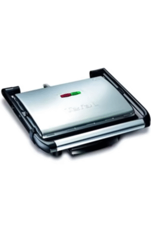 TEFAL Grill | Panini and Meat Grill | Multifunctional | Non-stick Plates | 1 Year Warranty 2000 W GC241D28 Silver