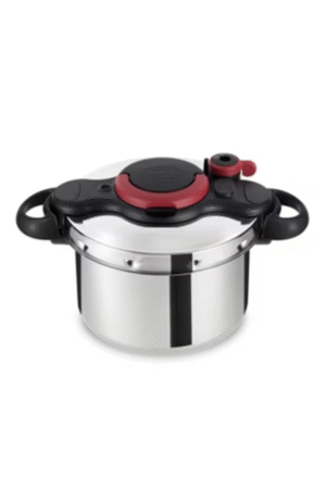 TEFAL Pressure Cooker | ClipsoMinut’ Easy 6L | Stainless steel |Express Cooking | Vitamins Preserved | One-Handed Opening/Closing | Safe | Made in France | P4620768 Stainless Steel