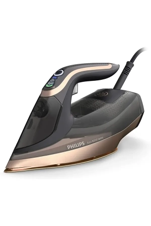 PHILIP Steam Iron Series 8000 - 80g/min Continuous Steam, 350 ml 3000 W DST8041/86 Gold/Black