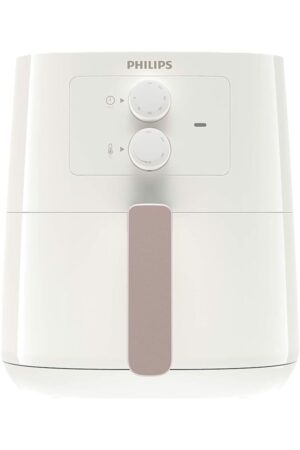 PHILIPS Airfryer Essential with Rapid Air Technology for Fry/Bake/Grill/Roast/Reheat, White, HD9200/20