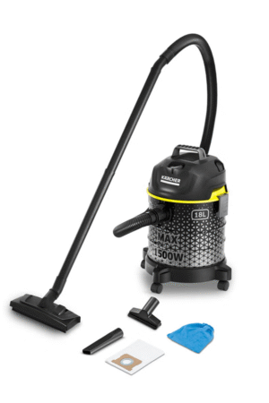 DVAC 1500 Bagless Canister Vacuum Cleaner, 1500W, 18L, Blower Function 18 L 1500 W DVAC AE Black