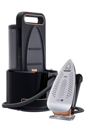 Braun Steam Generator Iron IS 9090, 2700 W, 2 L, Black, CareStyle 9, EloxalPlus Plate