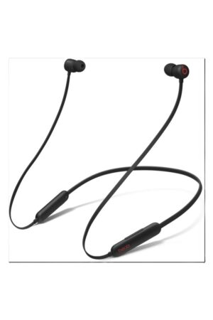 Beats BFlex Wireless Earphones – Apple W1 Headphone Chip, Magnetic Earbuds, Class 1 Bluetooth, 12 Hours of Listening Time, Built-in Microphone - Beats Black