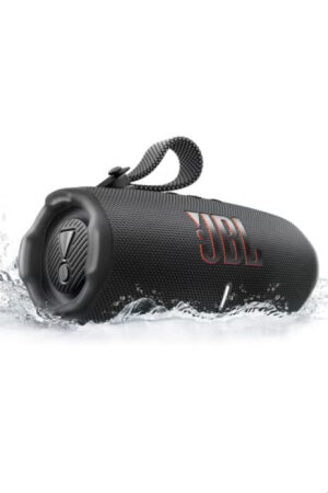 JBL Charge 6 – Portable Waterproof Bluetooth Speaker with Power Bank & Auracast, 28H Playtime, Fast Charging, Drop-Proof Design, Powerful Sound – Black.