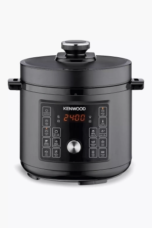 KENWOOD Electric Pressure Cooker 6L Smart Steam Pot 16-in-1 Multifunctional Programmable Multicooker, Steamer, Rice Cooker, Slow Cooker, Saute Pot, Soup, Yogurt, Cake & More PCM90.000BK Black