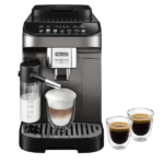 De Longhi Coffee Machine MAGNIFICA EVO Fully Automatic Bean to Cup Coffee Machine, 12+ Functions, Ideal for Espresso, Americano, Cappuccino, Latte, Macchiato & More Coffee Recipes 1.8 L 1450 W ECAM290.81.TB Black