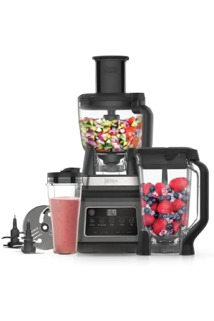 Ninja 3-in-1 Food Processor & Blender BN801ME – 1200W | Auto-iQ Technology | Black/Grey | 2-Year Warranty