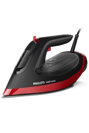 6000 Series Steam Iron High end irons 300 ml 2800 W DST6130/46 Black/Red