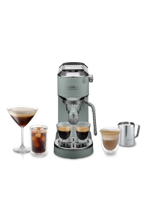 Dedica Duo Espresso Machine with Cold Brew and Touch Screen 1.1 L 240 W EC890.GR green