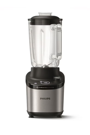 Glass Jar High Speed Blender 7000 Series - 12 Speed Setting, 6 Quick Programs, 2 L 1500 W HR3760/00 Black