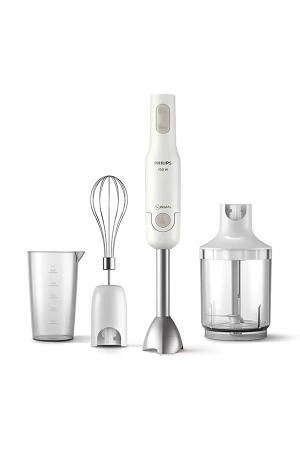 Handblender - Includes Beaker + XL Chopper + Whisk, HR2545/01 White/Silver/Black