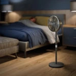 Philips 3000 Series Pedestal Fan - Black - 48 W