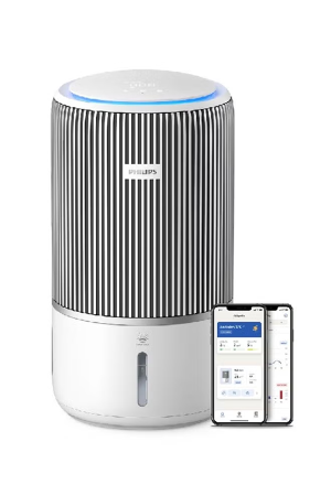 Smart 2-in-1 PureProtect Water 3400 Series Air Purifier and Humidifier AC3420/10 White
