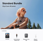 Insta360 GO Ultra Standard Bundle 4K Wearable Action Camera