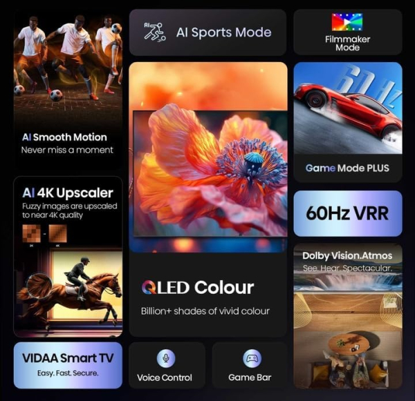 Hisense 75 Inch Q61Q QLED 4K Smart TV