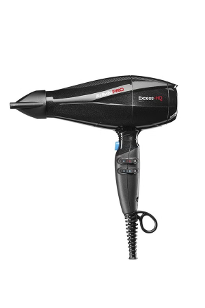 BaBylissPRO Excess-HQ 2600W Professional Hair Dryer | High-Performance AC Motor | Ionic Frizz Control | 2 Concentrator Nozzles | BAB6990IE