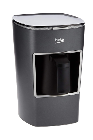 Beko BKK2300 Turkish Coffee Maker, 3-Cup Capacity, CookSense Technology, Anti-Spill, One-Touch Control, 670W, Grey