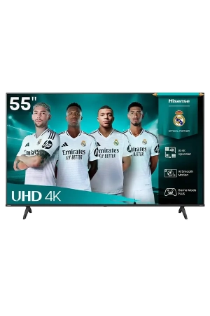 Hisense 55A61Q 55-Inch 4K UHD Smart QLED TV | VIDAA Smart OS | Dolby Vision & Dolby Atmos | Game Mode PLUS | 2025 Model | Black