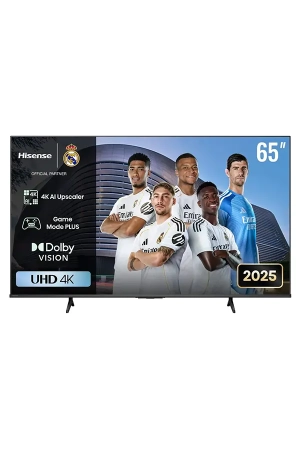 Hisense 65 Inch A6 Series 4K UHD Smart TV 65A61Q (2025 Model) | UHD Upscaler | VIDAA Smart OS | Dolby Vision | DTS Virtual:X | Game Mode Plus | Black