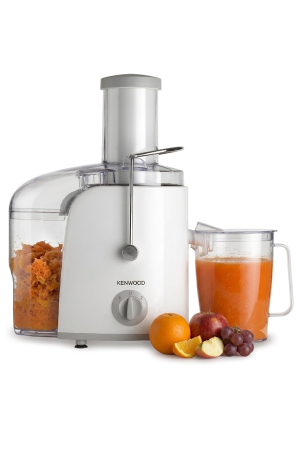 Kenwood Juicer 800W Juice Extractor with 75mm Wide Feed Tube, 2 Speeds, 1.5L Juice Jug, Anti-Drip System, White – JEP02.A0WH