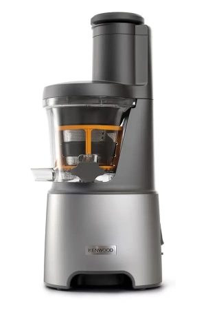 Kenwood PureJuice XL JMP85.000SI Slow Juicer 230W Cold Press Juicer with Dual XL Feed Tube, Anti-Drip System, 1L Pulp Container – Silver
