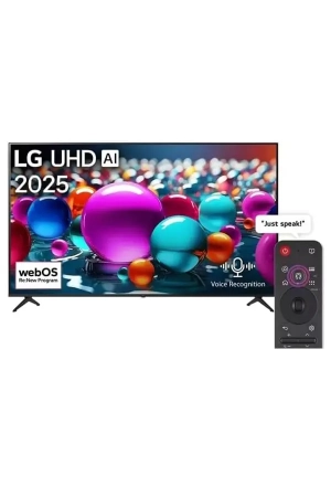 LG 50 Inch UHD AI UA85 4K Smart TV 50UA85006LA | α7 AI Processor Gen8 | AI Magic Remote | HDR10 Pro | webOS 25 | 4K Super Upscaling | Black