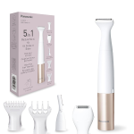 Panasonic ES-WM31 5-in-1 Women's Body & Bikini Trimmer, Waterproof, Wet & Dry