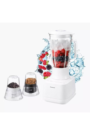 Panasonic Blender MX-MG5321 White with Glass Jug and Grinder Mill 600 W MX-MG5321 WHITE