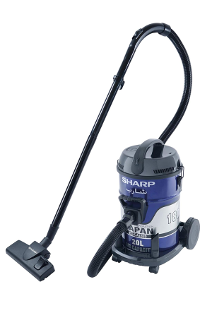 Sharp 20L Drum Vacuum Cleaner 1800W EC-CA1820 – Powerful Suction, Blue