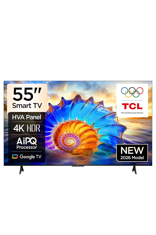 TCL 55P61L 55-Inch 4K UHD Smart Google TV (2026 Model) – HDR10+