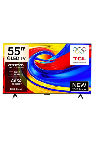 TCL 55P71L 55 Inch 4K UHD QLED Smart Google TV with HDR10+, Dolby Vision, Dolby Atmos & Game Master (2026 Model)