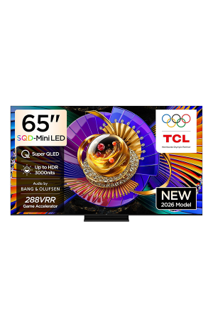 TCL C79L SQD-Mini LED 4K Smart Google TV (2026 Model) – 144Hz QD-Mini LED, Dolby Vision IQ, Bang & Olufsen Audio, HDMI 2.1 Gaming