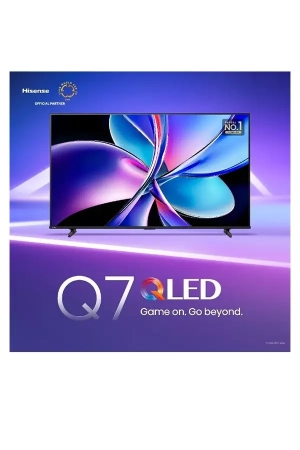 Hisense 100 Inch Q7Q QLED 4K Smart TV 100Q7Q (2025 Model) | VIDAA U8 Smart OS | 144Hz Game Mode Pro | Quantum Dot Colour | Full Array Local Dimming | Dolby Vision & Dolby Atmos | Built-in Subwoofer | Black