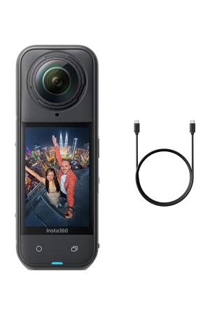X5 - Waterproof 8K 360° Action Camera, Leading Low Light, Invisible Selfie Stick Effect, Rugged and Replaceable Lens, 3-Hour Battery, Built-in Wind Guard, Stabilization, Triple AI Chip Design