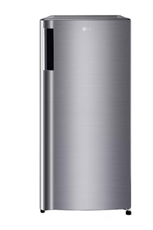 LG 169 Liter Single Door Refrigerator with Larger Capacity Smart Inverter Compressor™ Color Silver Model – GNY201SLSR – International Version.