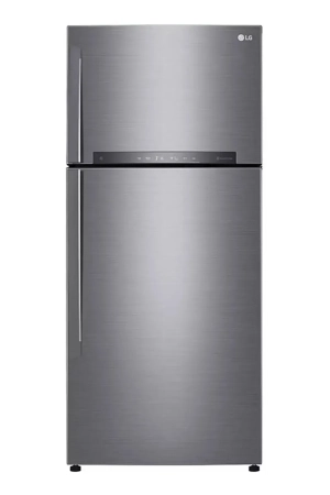LG 892 Liter Top Mount Refrigerator, Smart Inverter Compressor, Multi-Air Flow, Color Platinum Silver Model – GRF892PFBQ – International Version