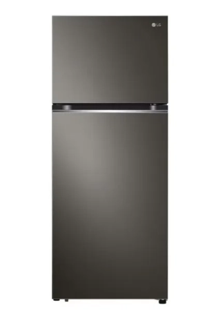 LG 395 Liter Refrigerator, Top Freezer, Smart Inverter Compressor, Linear Cooling™, Color Grey Model – GNB392PXGB – International Version Guaranteed lowest price in UAE.