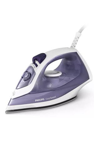 Walita PHILIPS Steam Clothes Iron Easy Speed, Purple and White, GC1752/34