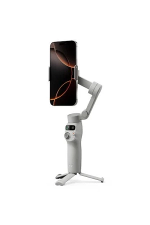DJI Osmo Mobile 7 Gimbal Stabilizer for iPhone, Android, Built-in Tripod, Comfortable Grip, 3-Axis Phone Gimbal, ActiveTrack 7.0, OneTap Edit, Phone Charging,UAE Version, Official Warranty Support