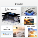 TCL 75 Inch P61L 4K UHD Smart Google TV